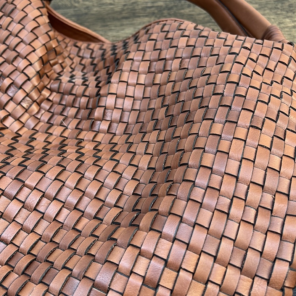 NWT Woven leather shoulder/hobo bag - Picture 6 of 16